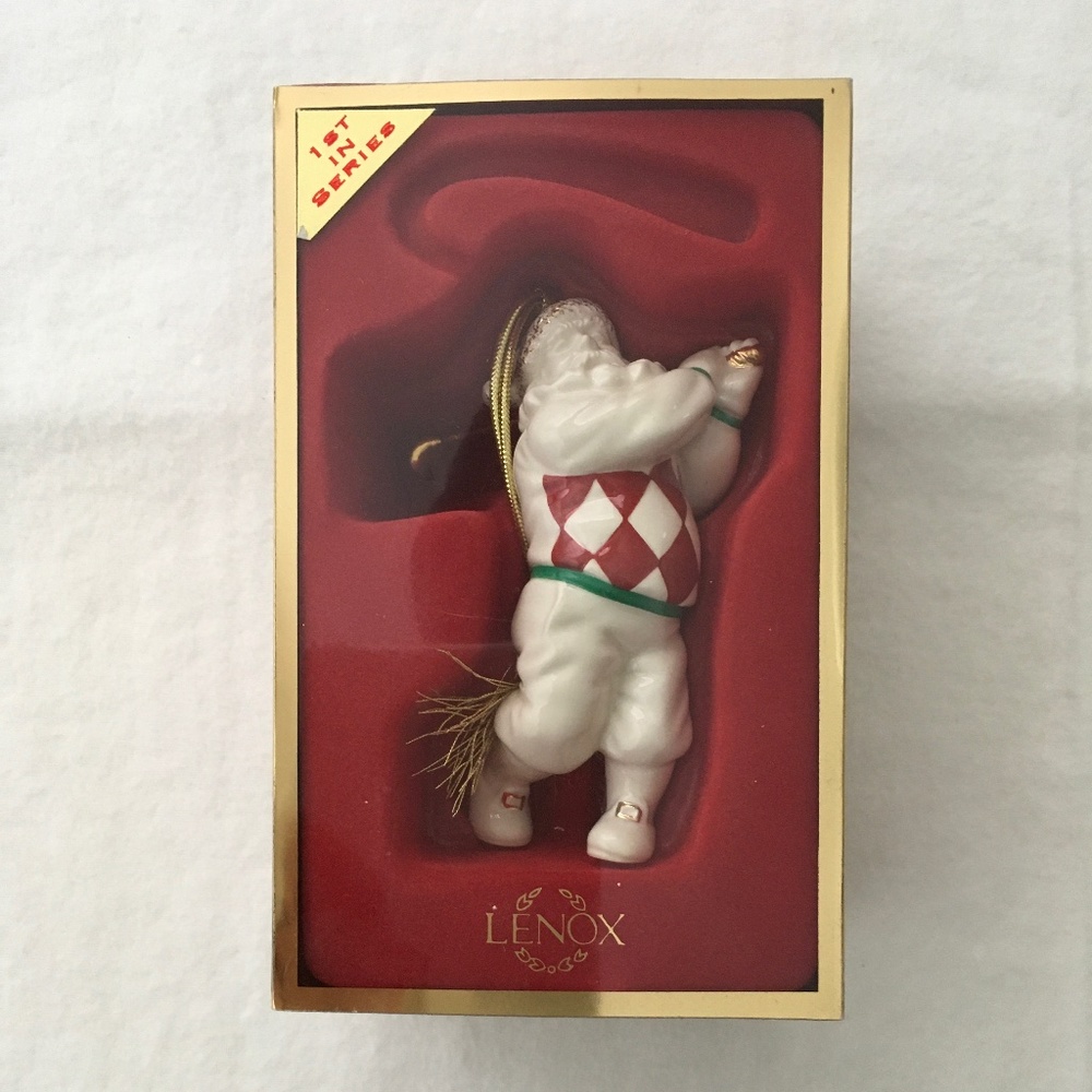 LENOX Vintage Golfing Santa Holiday Ornament